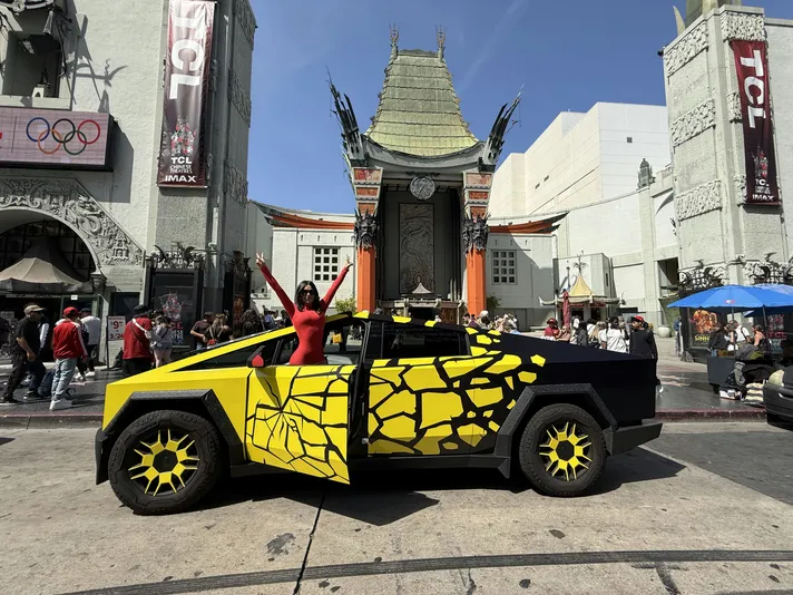 Ride or Drive a Cybertruck: 50-Minute VIP Hollywood Sign Tour