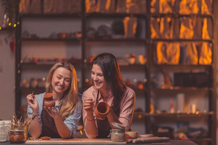 Los Angeles Pottery and Painting Class