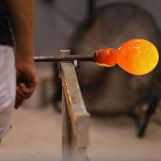 Private Bubble Bowl Hot Glass Class for 4 - Image 5
