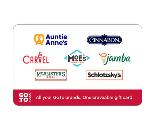 Go To Foods Gift Card