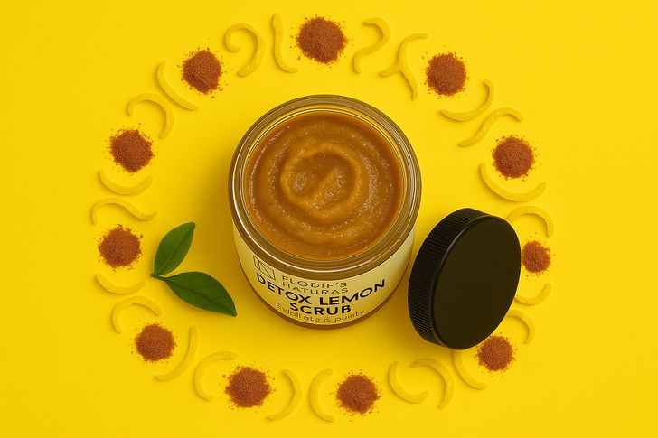 DIY Organic Detox Lemon Scrub Individual Kit - Image 5