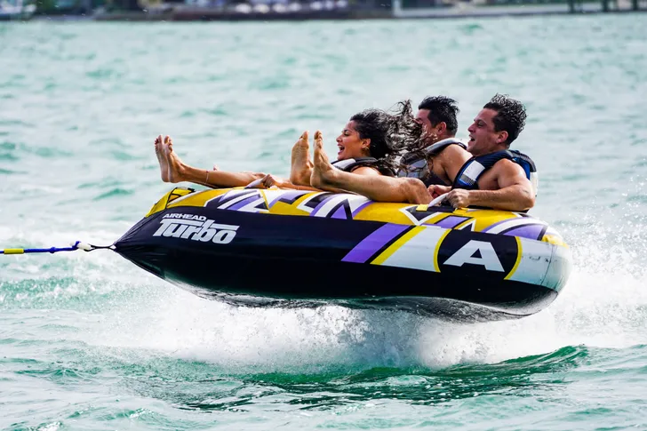 Tube Ride in Miami's Bay