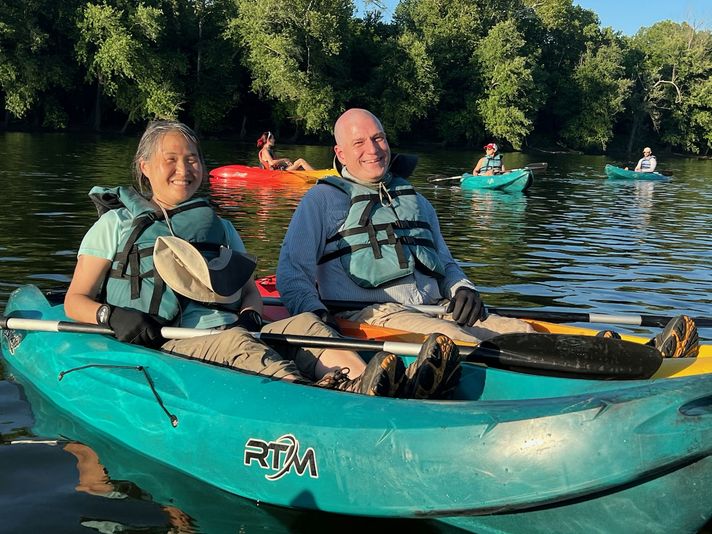 Sunset Kayaking on the Potamac River