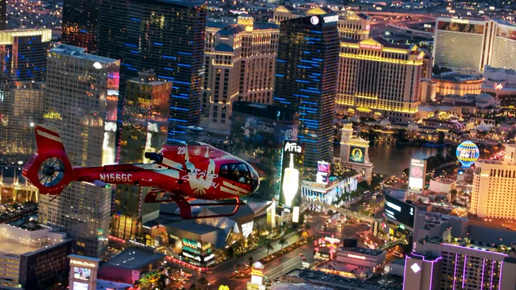Las Vegas Helicopter Tour and Guided Tour of The Neon Museum