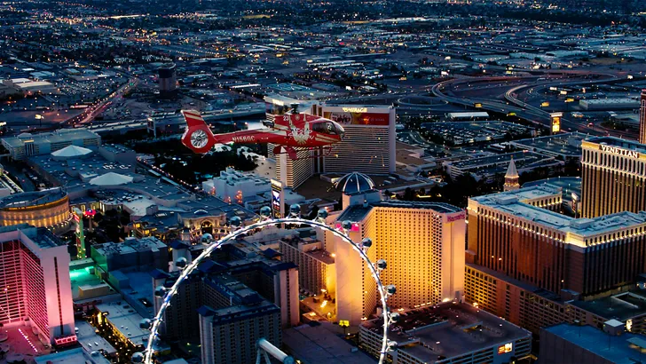Luxury Night Out with Dinner and Helicopter Tour