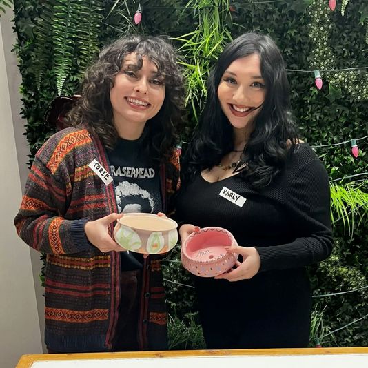 Mid-City Private "Ghost"  Couples Pottery Class with Wine - Image 2