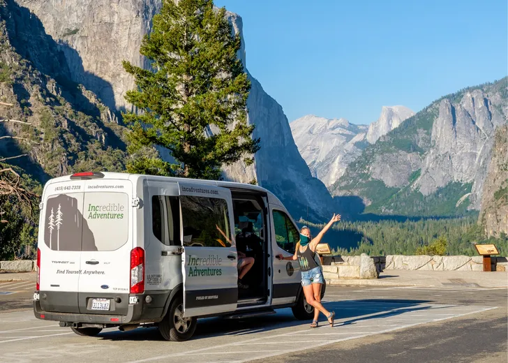 2-Day Guided Yosemite Tour with Curry Village Tent Cabin Stay