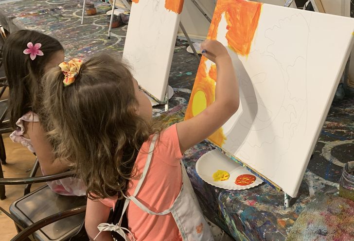 Kids Art & Movie Night Out