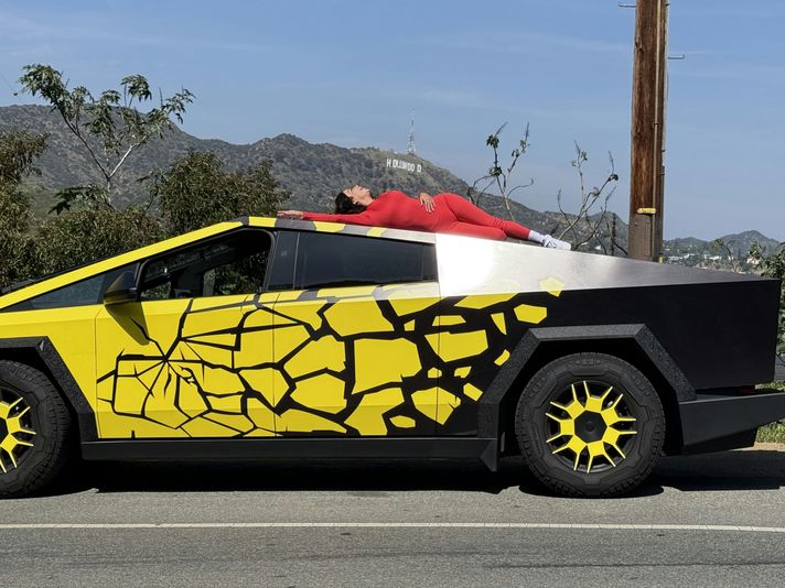 Ride or Drive a Cybertruck: 30-Minute Hollywood Sign Viewpoint Tour - Image 3