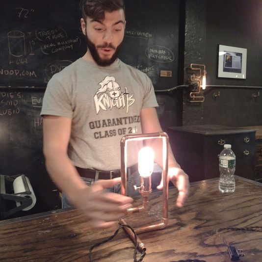 Intro to Metal Fabrication: Build a Copper Lamp Workshop in Brooklyn - Image 5