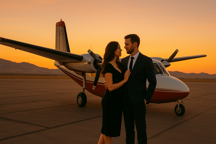 The Romantic Love Bird Private Plane Tour