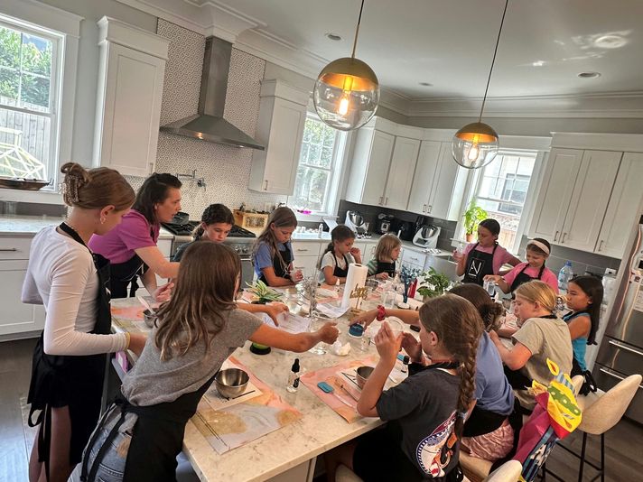 Kids Natural Cosmetic Making Birthday Party