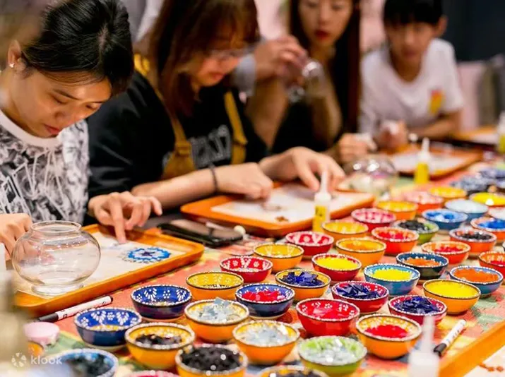 Turkish Mosaic Lamp Workshop in San Francisco