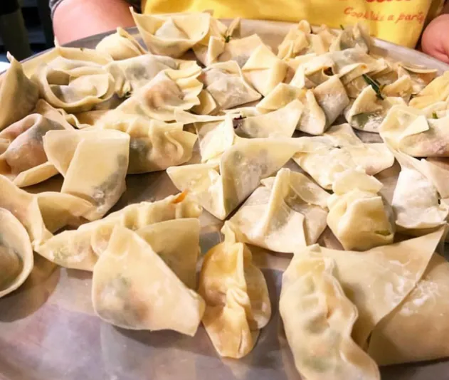 San Diego Dumplings Cooking Class at a Brewery