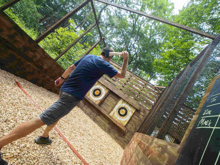 Arlington Outdoor Axe Throwing with Go Ape