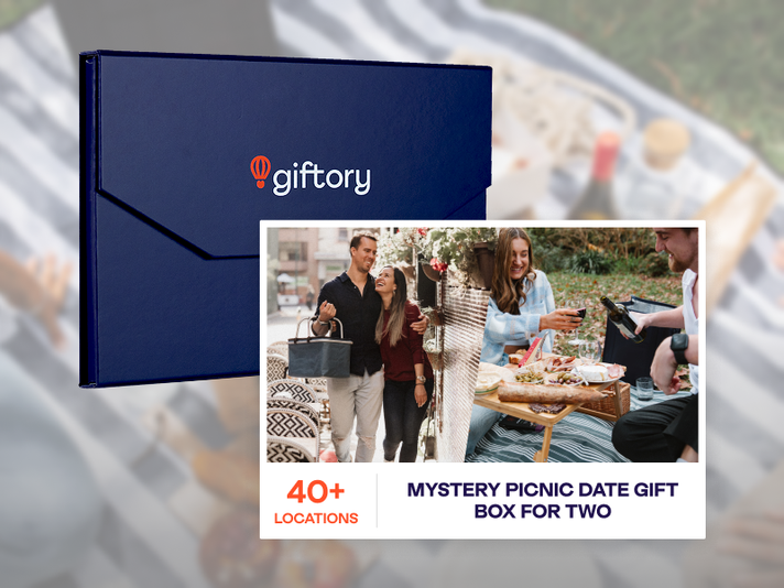 Mystery Picnic Date Gift Box for Two