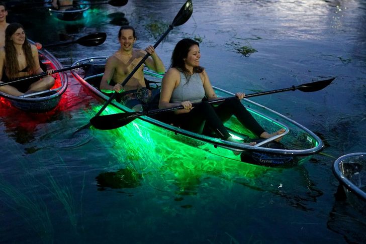 Date Night Neon Glow & Champagne Paddle Tour - Image 4