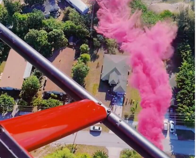 Helicopter Gender Reveal in Ft. Lauderdale