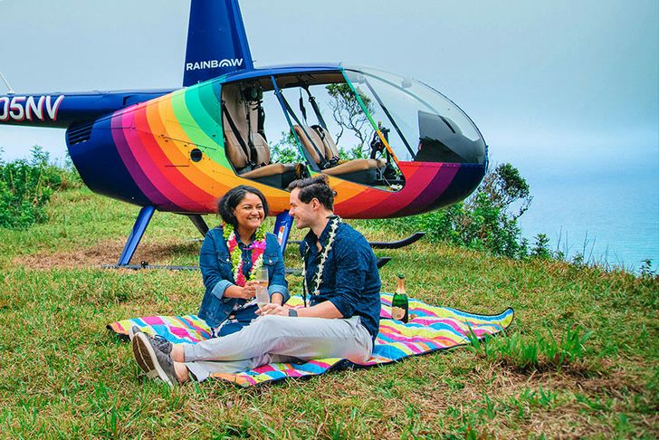 Kona Coffee Private Romantic Helicopter Tour With Landing - Image 2