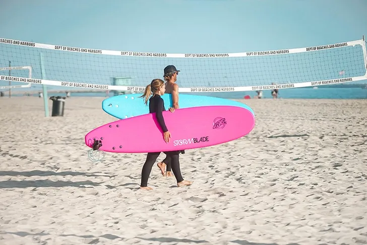 Private Surfing Lesson at Redondo Beach