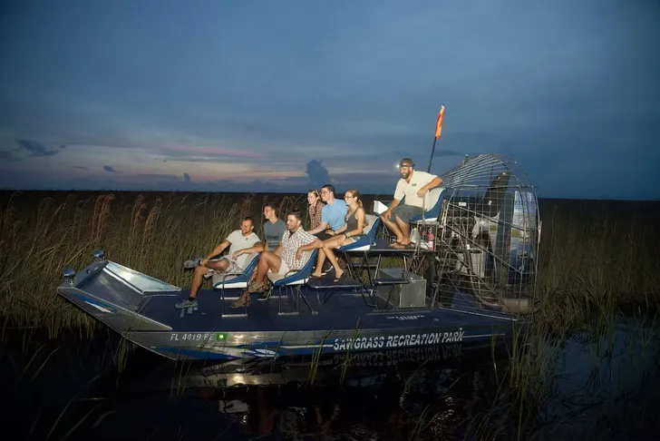 Gator Nighttime Airboat Tour
