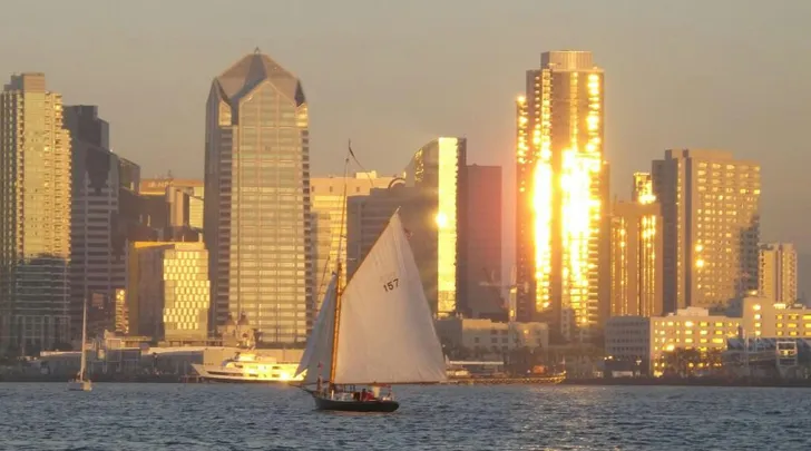 Vintage Sailing Yacht San Diego Sunset Cruise