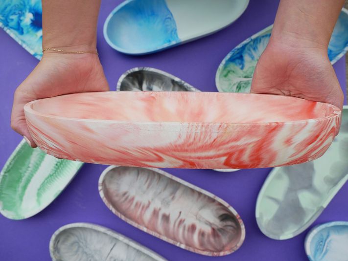 DIY Marbled Bowl Crafting Kit - Image 5