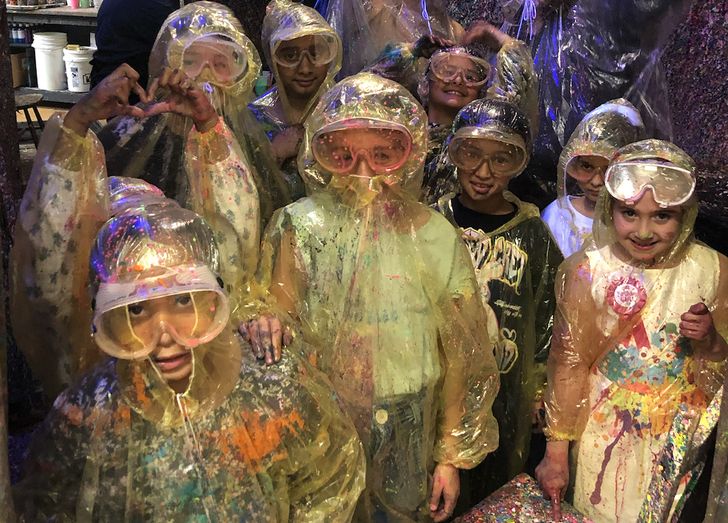 Kids Splatter Painting Experience