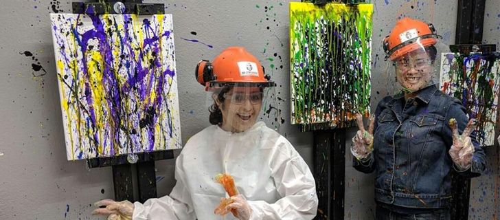 Splatter Paint Room Experience