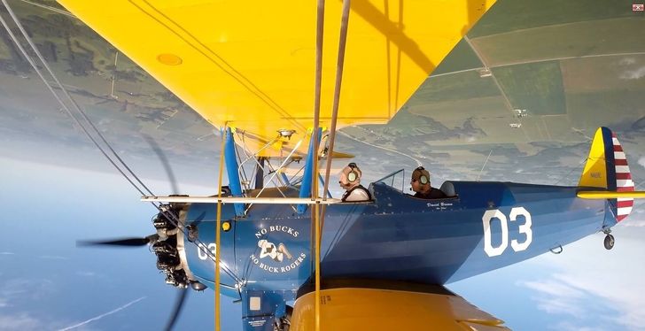 Aerobatic Stearman Biplane Ride - Image 3