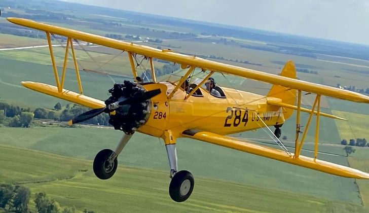 60-Minute Stearman Biplane Sightseeing Flight