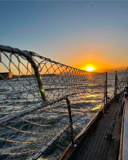 Romantic Sunset Sail on a Luxury Yacht