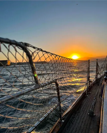 Romantic Sunset Sail on a Luxury Yacht