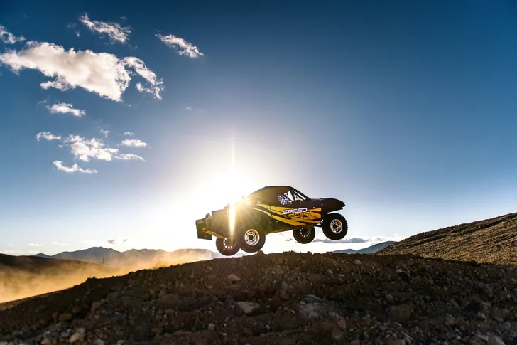 Baja Race Truck Off-Road Track Ride Along