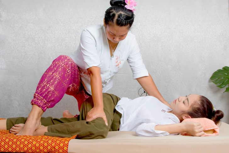 Thai Yoga Stretching and Massage with Thai Balm - Image 2
