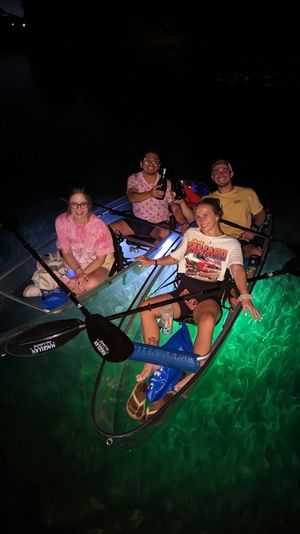 Date Night Neon Glow & Champagne Paddle Tour - Image 2