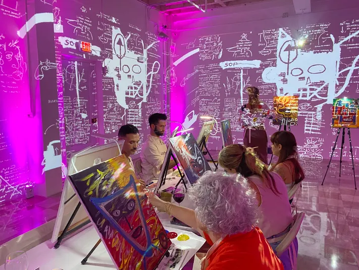 Street Art Inspired Paint and Sip Experience in Miami