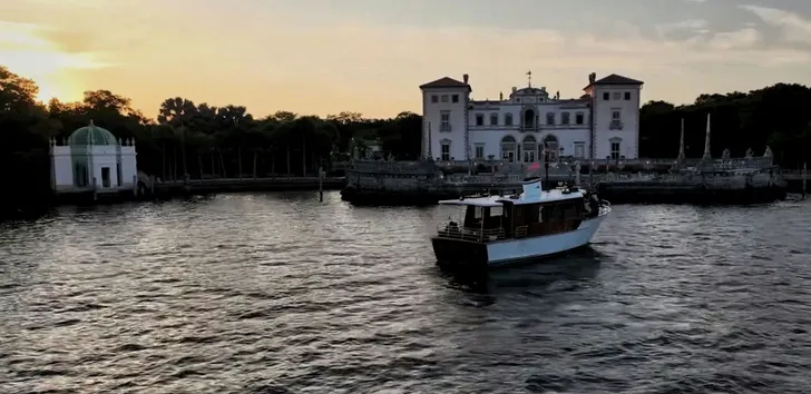 Vizcaya Sunset Cruise on Vintage Yacht