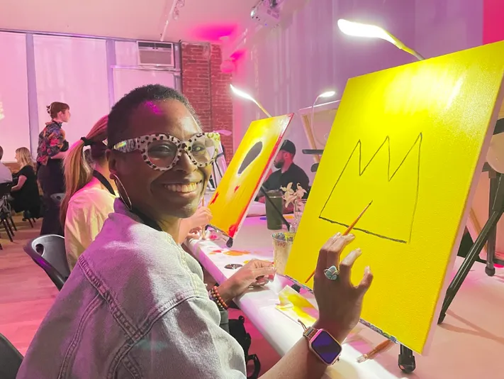 Street Art Inspired Paint and Sip Experience in NYC