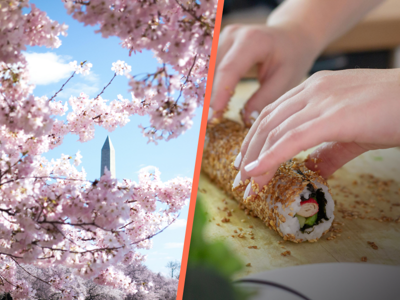1 Night in DC + Sushi Making Class for Two