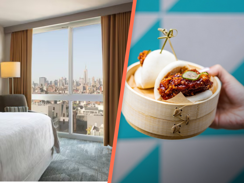 1 Night in NYC + Steamed Bao Bun Cooking Class for Two