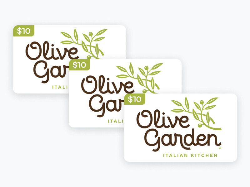 Olive Garden $30 Gift Card Multi-Pack, 3 x $10