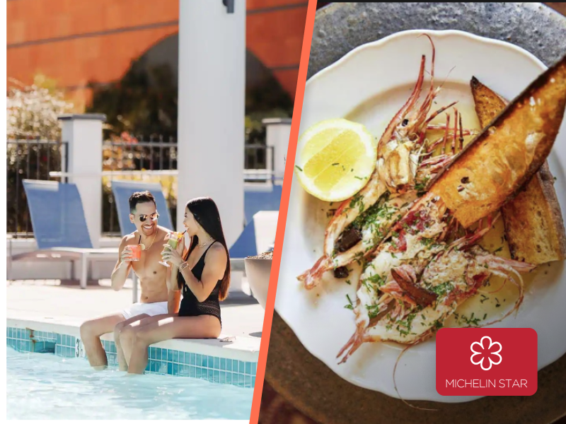 1 Night in San Diego + Michelin Dining Experience: Laid-Back Luxury & Local Flavor