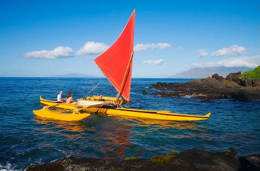 Private Hawaiian Outrigger Canoe Sail with Snorkeling