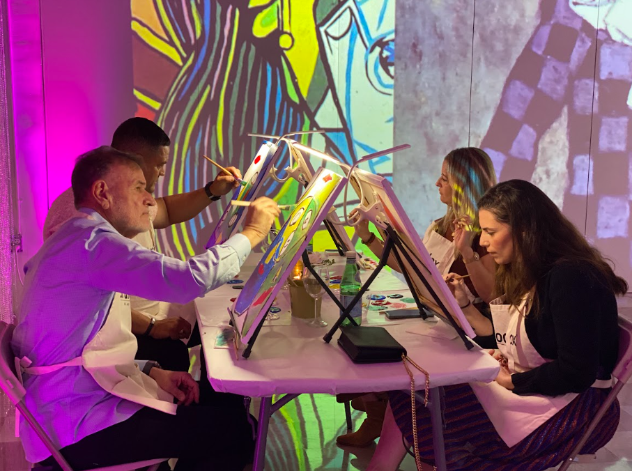 A Night With Picasso Paint and Sip Experience in NYC